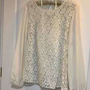Banana Republic lace blouse w cami